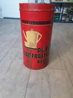 Antiek blik winkelblik koffiebranderij Borms Bornhem tel .67, Verzamelen, Blikken, Ophalen of Verzenden, Zo goed als nieuw, Overige