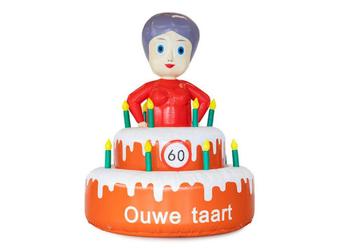 Opblaaspop 'ouwe taart' te huur in Wierden! beschikbaar voor biedingen