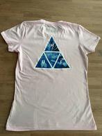 HUF zachtroze f-shirt korte 3hoek HUF print op rug  mt M, Ophalen of Verzenden, Zo goed als nieuw, Korte mouw