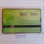 telefoonkaart Jantje Beton    bel fris, Verzenden, Nederland