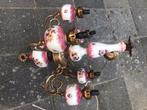 Prachtige oude porselein lamp, Huis en Inrichting, Ophalen of Verzenden, Zo goed als nieuw, Rond, Minder dan 25 cm