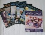 Aquarel tijdschrift "Watercolour" 6 glossy tijdschriften, Ophalen of Verzenden, Zo goed als nieuw