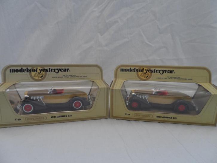 Matchbox Models of Yesteryear, Y-19 1936, Auburn, Hobby en Vrije tijd, Modelauto's | 1:43, Gebruikt, Overige typen, Dinky Toys