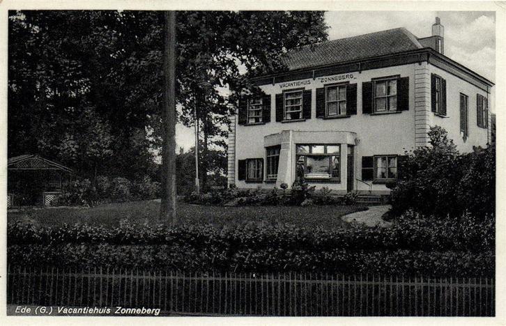 Ede [G.] - Vacantiehuis Zonneberg - 1936 gelopen, Verzamelen, Ansichtkaarten | Nederland, Ongelopen, Gelderland, Voor 1920, Ophalen of Verzenden