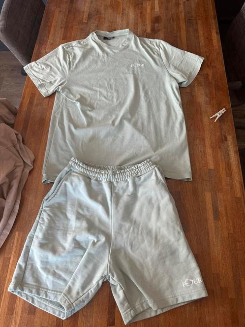Four Amsterdam zomer setje, Kleding | Heren, Sportkleding, Zo goed als nieuw, Algemeen, Zwart, Ophalen of Verzenden