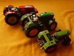 SIKU  3x TRACTOR  en   3x AANHANGER, Hobby en Vrije tijd, Modelauto's | 1:32, Ophalen of Verzenden, Gebruikt, Tractor of Landbouw