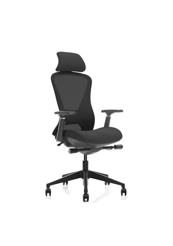 SUPER DEAL! - SB 600 NEN 1335 bureaustoel – Met hoofdsteun, Huis en Inrichting, Bureaustoelen, Nieuw, Bureaustoel, Zwart, Ergonomisch