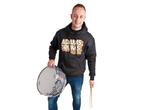 Hoody Adams Drums Est 1989 Zwart, -, -, Drums of Percussie, Nieuw