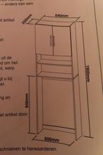 Kast voor wasmachine, Ophalen, 25 tot 50 cm, 50 tot 100 cm