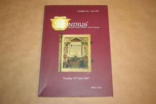 Hondius Book and Print Auctions - Veilingcatalogus 2007, Antiek en Kunst, Antiek | Boeken en Bijbels, Ophalen of Verzenden