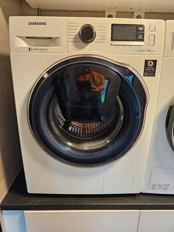 Samsung Wasmachine WW8 K6 Ecobubble 8kg, Witgoed en Apparatuur, Wasmachines, Zo goed als nieuw, Voorlader, 8 tot 10 kg, 85 tot 90 cm
