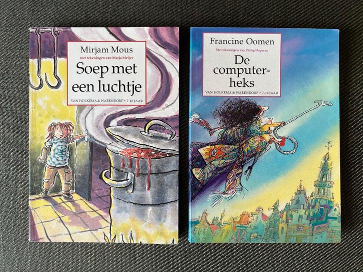 Francine Oomen - De computerheks + Mirjam Mous - .. (AVI M6), Boeken, Kinderboeken | Jeugd | onder 10 jaar, Zo goed als nieuw