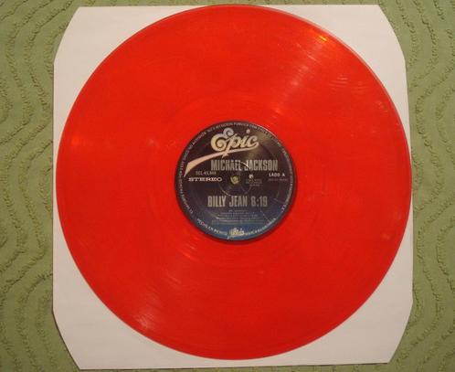 Michael Jackson 12" Rood Vinyl Single: ‘Billie Jean’ (Mexico, Cd's en Dvd's, Vinyl Singles, Maxi-single, Pop, 12 inch, Ophalen of Verzenden