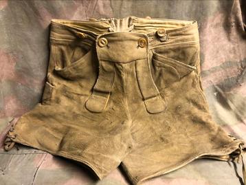 Pre-War/WW2 Hitlerjugend lederhose beschikbaar voor biedingen