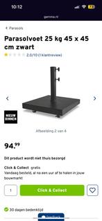 Parasolvoet op pootjes nieuw in doos, Ophalen, Zo goed als nieuw, Minder dan 1 meter, Parasolvoet