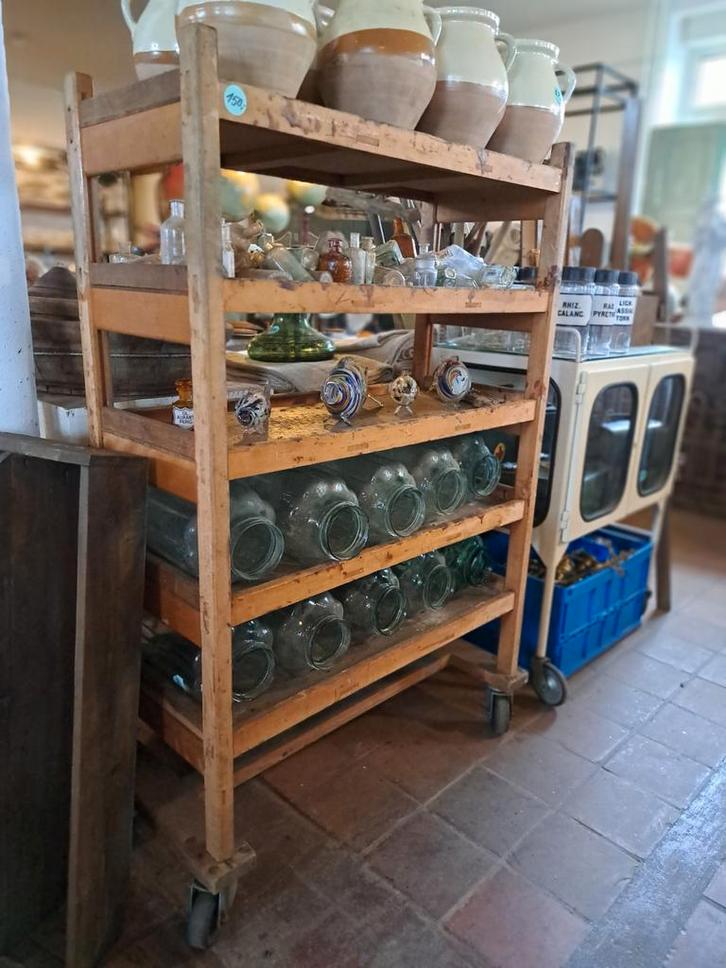 Oude Verrijdbare Bakkerskar, Antiek en Kunst, Curiosa en Brocante, Ophalen of Verzenden