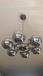 Jaren 70 chromen bollenlamp., Ophalen, Zo goed als nieuw