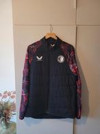 Feyenoord Trainingsjas, Kleding | Heren, Jassen | Zomer, Zwart, Ophalen of Verzenden, Zo goed als nieuw, Maat 48/50 (M)