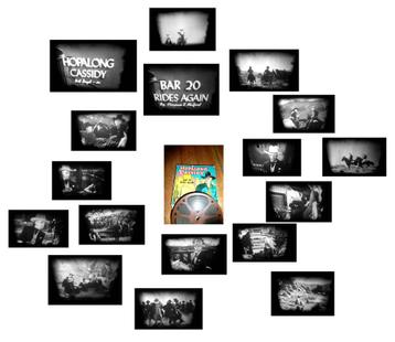 8mm film Hopalong - 20 Bar Rides Again 1935 - N8 - mooi - beschikbaar voor biedingen