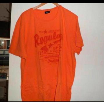 Oranje shirtn maat  XXl beschikbaar voor biedingen