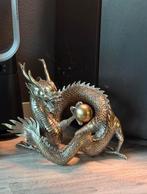 Mooie Grote Zilver Bronzen Draak, Antiek en Kunst, Ophalen of Verzenden