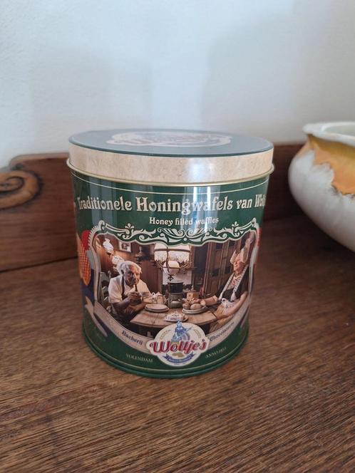 Vintage Honingwafels Blik van Woltje's, Antiek en Kunst, Curiosa en Brocante, Ophalen of Verzenden