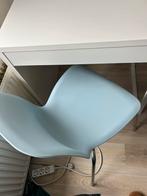 Licht blauwe lidas stoel ikea, Huis en Inrichting, Stoelen, Ophalen, Gebruikt, Blauw, Eén