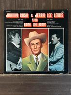 Johnny Cash & Jerry Lee Lewis Zingen Hank Williams LP, Ophalen of Verzenden, Gebruikt, 12 inch