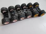 nr. 6863, Wielen, 6014b Wheel Wide with n.a. + 6015 Tyre, Complete set, Ophalen of Verzenden, Lego, Zo goed als nieuw