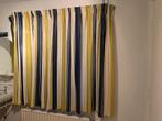 Gestreepte gordijn voor 2 ramen, Gebruikt, Ophalen of Verzenden, 200 cm of meer, 150 tot 200 cm