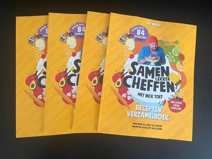 Nieuwe samen lekker cheffen jumbo recepten verzamelboek boek, Verzamelen, Supermarktacties, Jumbo, Ophalen of Verzenden