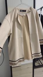 Zara Jasje - Beige - Maat S/m, Beige, Ophalen of Verzenden, Zo goed als nieuw, Jasje