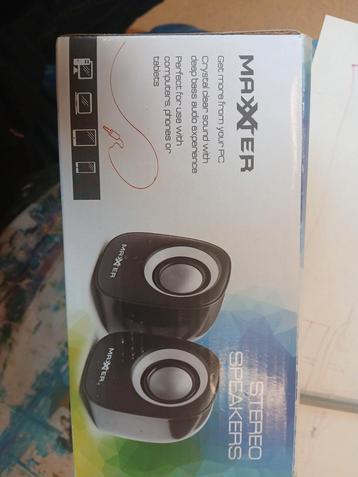 Maxter Stereo Speakers - Nieuw! beschikbaar voor biedingen