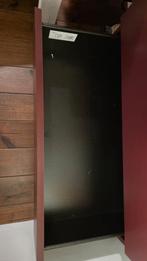 Ladekast Ikea Malm, bordeauxrood, Ophalen, Gebruikt, 50 tot 100 cm, 3 of 4 laden