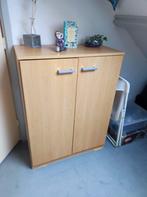 Linnenkast 2 deurs met planken, Huis en Inrichting, Kasten | Kledingkasten, Ophalen, 100 tot 150 cm, 50 tot 100 cm, 25 tot 50 cm