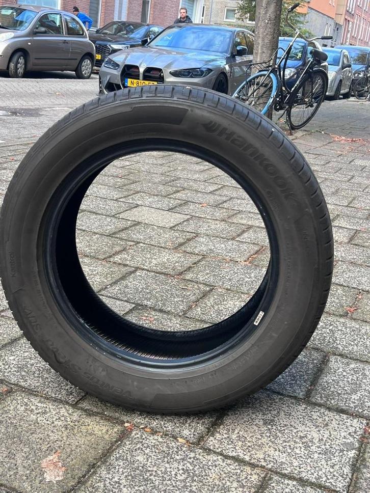 4x Hankook 235/55 R18 100V zomerbanden – 1 seizoen gebruikt, Auto-onderdelen, Banden en Velgen, Band(en), Zomerbanden, 18 inch