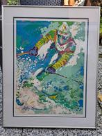 LeRoy Neiman Skiër Litho, Antiek en Kunst, Ophalen of Verzenden