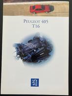 Peugeot 405 T16 brochure 1993, Ophalen of Verzenden, Gelezen, Peugeot