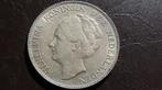 Mooie gulden van Wilhelmina 1924, Postzegels en Munten, Munten | Nederland, 1 gulden, Verzenden, Zilver, Koningin Wilhelmina