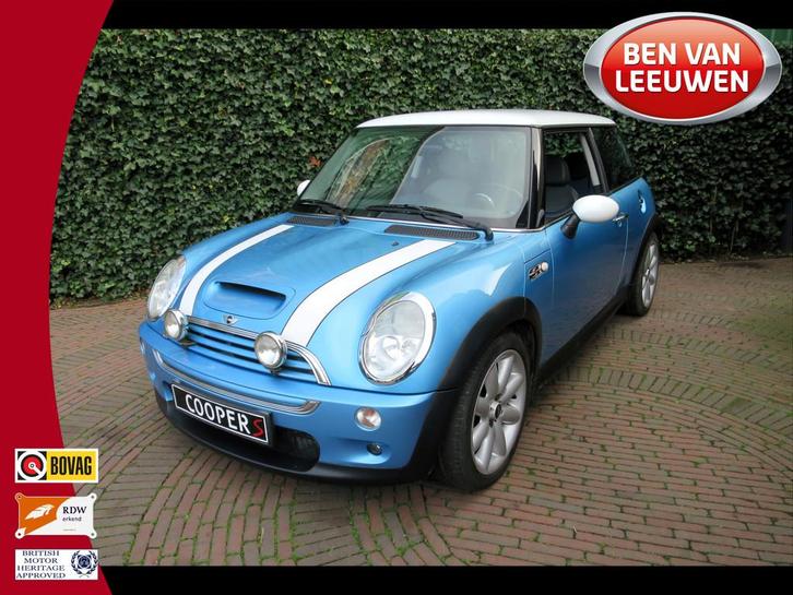 MINI Cooper S 1.6 Chili R53 Youngtimer met Xenon, Airco en 1, Auto's, Mini, Bedrijf, Te koop, Cooper S, ABS, Airbags, Airconditioning
