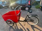 Bakfiets 3-wielen, Fietsen en Brommers, Fietsen | Bakfietsen, 4 kinderen of meer, Gebruikt, Huif, Ophalen