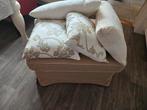 Voetenbank Hocker Ikea Ektorp Bromma GATIS KUSSENS zgan, Ophalen, Eenpersoons, 75 tot 100 cm, Zo goed als nieuw