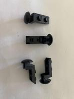 lego partij 4 trein buffers buffer, zwart, Ophalen of Verzenden, Zo goed als nieuw, Losse stenen, Lego