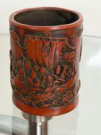 Chinese brushpot/penselen pot, Ophalen of Verzenden