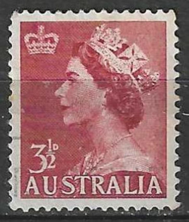 Australie 1953 - Yvert 198 - Koningin Elisabeth II (ST), Postzegels en Munten, Postzegels | Oceanië, Gestempeld, Verzenden