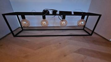 Industriële hanglamp | zwart staal | inclusief lampen beschikbaar voor biedingen