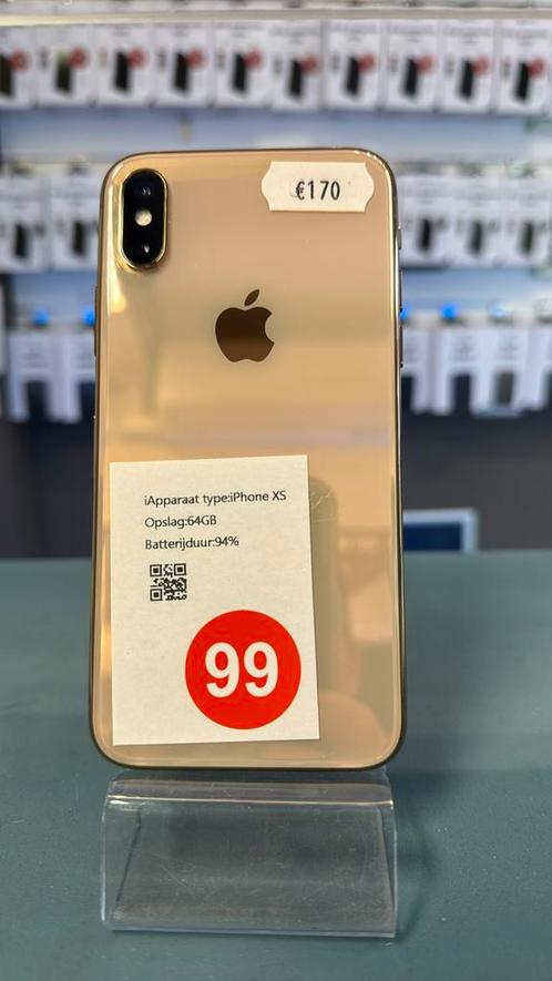 iPhone XS 64GB Gold (99), Telecommunicatie, Mobiele telefoons | Apple iPhone, Zo goed als nieuw, 64 GB, Zonder abonnement, Zonder simlock