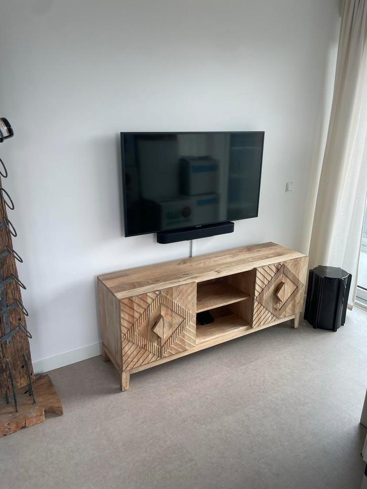 Sklum TV-Meubel Mango Hout - Zo Goed Als Nieuw!, Huis en Inrichting, Kasten | Televisiemeubels, Zo goed als nieuw, Minder dan 100 cm