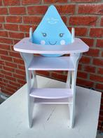 Houten poppenstoel (wit/rose) (ZGAN), Kinderen en Baby's, Speelgoed | Houten speelgoed, Ophalen of Verzenden, Zo goed als nieuw