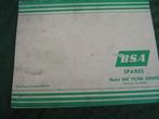BSA B44 Victor Enduro motorcycle parts list, Motoren, Ophalen of Verzenden, Overige merken